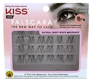 Kiss Falscara Natural Wispy Wisps Multi-Pack (Pack Of 3)