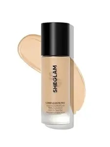 Sheglam Full Coverage Foundation Makeup Long Lasting Waterproof Matte Dewy Liquid Foundation - Nude