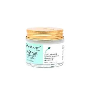 The CrèMe Shop Korean Skincare - Overnight Gel Mask For Moisturizing And Hydrating, Anti-Aging, Brightening, Relief Facial Skin Care - 2.36 Oz (Collagen)