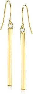 Ross-Simons 14kt Yellow Gold Linear Drop Earrings