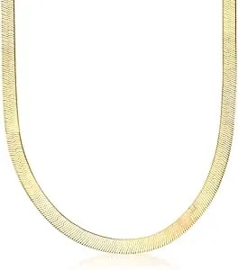 Ross-Simons Italian 6mm Herringbone Chain Necklace