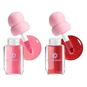 Color Nymph 3d Hyper-Gloss Lip Plumper Gloss – High Shine, Hydrating, Plumping, Non-Sticky, Moisturizing Lip Gloss Set - 2 Pack