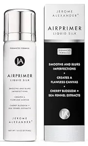 Magicminerals Liquidsilk Air Primer By Jerome Alexander, Spray Formula Smoothes Skin & Minimizes Appearance Of Pores For Flawless Makeup Application
