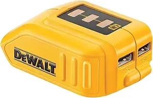 Dewalt 12v/20v Max Usb Charger With 2 Ports And State Of Charge Indicator(dcb090)