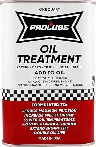 Prolube Oil Treatment - Engine Oil Additive For Gas & Diesel Engines - Reduces Wear, Noise, Vibration - Boosts Fuel Economy & Horsepower - Works On Transmissions & Differentials (1qt)