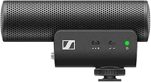 Sennheiser Professional Mke 400 Directional On-Camera Shotgun Microphone With 3.5mm Trs And Trrs Connectors For Dslr, Mirrorless & Mobile , Connects With Auxiliary