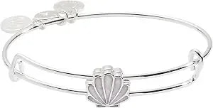 Alex And Ani Mother Of Pearl Scallop Shell Slider Bangle