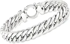 Ross-Simons Sterling Silver Cuban-Link Bracelet