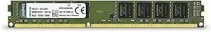 Kingston Technology Valueram 8GB 1333MHz DDR3 Non-ECC CL9 DIMM Desktop Memory 8 (PC3 10600) KVR1333D3N9/8G