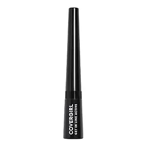 Covergirl Get In Line Active Eyeliner, Ink Black, 0.36 Ounce