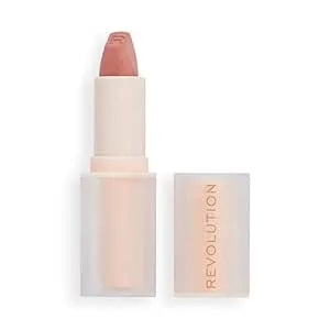 Revolution Beauty London, Lip Allure Soft Satin Lipstick, Highly Pigmented & Smudge Proof, Long-Lasting Creamy Satin Finish, Contains Vitamin E, Queen Pink, 0.11 Oz