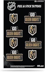 Rico Industries Nhl Hockey Colorado Avalanche Vertical Tattoo Peel & Stick Temporary Tattoos - Eye Black - Game Day Approved!