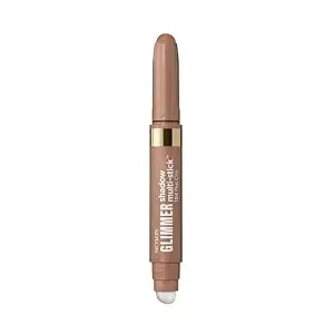 Revlon Glimmer Shadow Multi-Stick, Eyeshadow Stick With Jelly Makeup Blender, Primer-Infused For Crease-Proof & Waterproof All-Day Wear, 104 Plus One