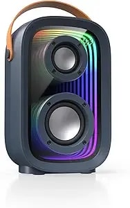 Speck Speaker Gemtones Infinity Speaker Mini - Dark Grey/Chrome/Tan