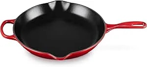 Le Creuset Enameled Cast Iron Signature Iron Handle Skillet, 11.75", Cerise