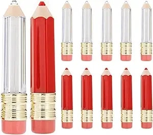 22 Pcs 5ml Clear Pencil Lip Gloss Tubes Refillable Empty Lip Balm Containers Lip Gloss Tube Bottles For Women Girl Diy Cosmetics