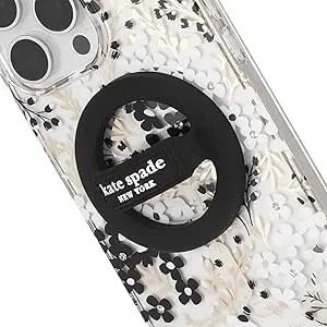 Kate Spade New York Magnetic Phone Loop Grip - Removable And Collapsible - Black