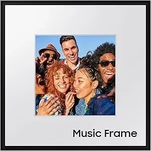Samsung ls60d Music Frame Smart Speaker With Dolby Atmos Audio, Q-Symphony, Customizable Design, Wide Range Sound, Wireless Wi-Fi And Bluetooth Music Streaming, Hw-ls60d/Za