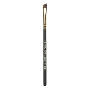 Xtreme Lashes Professional Angled Eye Makeup Brush, Black, Precision Eyeliner & Brow Brush, Firm Soft Bristles For Defined Lines, Lash Extension Safe, Hypoallergenic