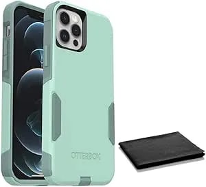 Otterbox Commuter Series Case For Iphone 12 & Iphone 12 Pro (Only) - With Cleaning Cloth - Non-Retail Packaging - Ocean Way (Aqua Sail/Aquifer)