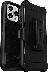 Otterbox Defender Series Screenless Edition Case For Iphone 14 Pro Max (Only) - Holster Clip Included - Microbial Defense Protection - Non-Retail Packaging - Black