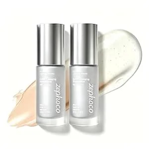 2 Pack Color Changing Foundation For Mature Women, Liquid Foundation Instantly Adapts To Your Skin Tone – Buildable Light-To-Medium Coverage – 12-Hour Wear – Natural Dewy Finish
