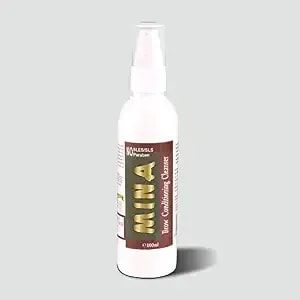 Mina Ibrow Conditioning Cleanser For Hair And Skin - Natural And Chemical Free Pre-Cleansing Solution For Brow Tint - Remover Impurities, Hydrate And Retail Moisture 100ml