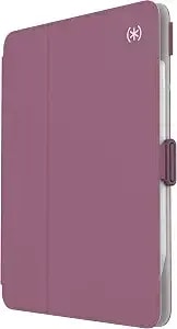 Speck Case For Ipad Pro 4th Generation 11 Inch - Drop & Camera Protection, Slim Multi Range Stand, Apple Pencil Holder - Plumberry/Crushed Apple/Crepepink