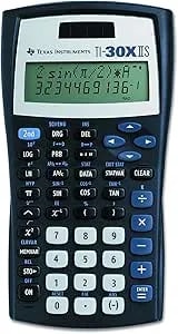 Texas Instruments Ti-30x Iis 2-Line Scientific Calculator, Black With Blue Accents, 6 Pack