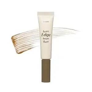 Etude Bare Edge Brow Fixer, Strong Brow Fixer, Natural Eyebrow Shaping, Slim Triangular Brush, Gel Type, Sheer Brown Color, Non-Permanent, Washable, Daily Makeup, Korean Makeup, Beauty (0.247 Ounce)