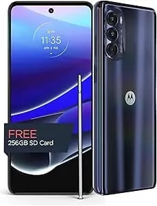 Motorola Moto G Stylus 5G - 2022 - Unlocked - Made For US 8/256 GB - 50MP Camera - Steel Blue