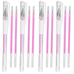 Beaupretty Eyebrow Marker Pen Pink Brow Mapping Pen With Fine Tip For Precise Eyebrow Makeup Positioning 4 Pens With 8 Refills For Professional Brow Mapping Supplies