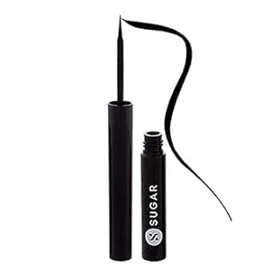 Sugar Cosmetics - Eye Told You So!- Smudgeproof Eyeliner Pencil - - Waterproof Eyeliner Pencil With Matte Finish, Lasts Up To 24 Hours, Multicolor 1 Count (Pack Of 1) 01 Black Swan (Black)