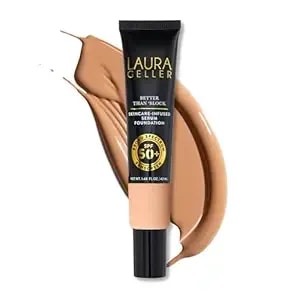 Laura Geller New York Better Than ‘Block Skincare-Infused Serum Foundation With Broad Spectrum Spf 50+, Medium