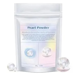 Pearl Powder Organic, 100% Natural Diy Skincare - Brightens, Whitens Skin, Anti-Aging, Firms Skin, Minimizes Pores, Hydrates, Antioxidant, Enhances Elasticity, Soothes, 100g (3.52oz)