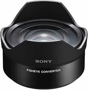 Sony vclecf2 10-13mm F/2.8-22 Fisheye Lens Fixed Prime Fisheye Converter For Sony Mirrorless Cameras , Black
