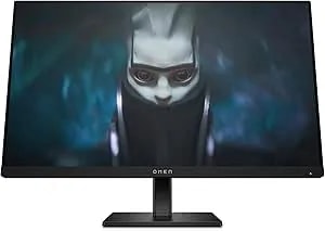 Hp Omen 23.8" Fhd 165hz Gaming Monitor, Fhd Display (1920 X 1080), Ips Panel, 99% Srgb, 90% Dci-p3, 16:9, Amd Freesync Premium Technology, 24 (2023),Black
