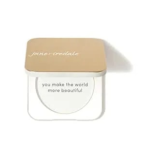 Jane Iredale Refillable Compact - Aluminum Shell & Magnetic Closure - Interior Mirror For On-The-Go Use - Compatible With All Powder Refills - Gold