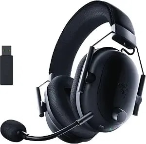 Razer Blackshark v2 Pro Wireless Gaming Headset, 70 Hr Battery, Black - Detachable Mic, Pro-Tuned Fps Profiles, 50mm Drivers, Noise-Isolating, Memory Foam Earcups, Pc, ps5, Switch 2, Bluetooth 5.2