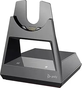 Poly - Voyager Office Base (Plantronics) - Compatible With Voyager Focus 2 And Voyager 4300 UC Series Headsets (Sold Separately) - Connect To PC/Mac, Deskphone, & Cell Phone - Teams Version