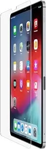 Belkin Temperedglass Scratch-Resistant Screen Protector Ipad Pro 12.9 - 0.33mm Tempered Glass, Scratch And Impact Resistant, Crystal Clear, Easy Align Tray, Compatible With Apple Pencil