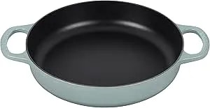 Le Creuset Signature Cast Iron Everyday Pan, 11", Sea Salt