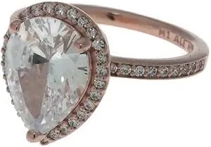 Pandora Jewelry Sparkling Teardrop Halo Cubic Zirconia Ring In Rose, Size 4.5, No Box