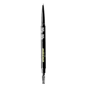 Arches & Halos 2-In-1 Defining Eyebrow Pencil And Powder - Shapes And Fills In Sparse Brows For Natural Look - Soft Textured Powder Formula - Dual Ended With Spoolie Brush - Sunny Blonde - 0.017 Oz