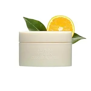 Lu'Pium Vitamin Cleansing Balm - Makeup Remover & Deep Cleansing Balm With Vitamin Tree Fruit & Olive Oil, Hydrating Glow Cleanse, Balm-To-Oil Texture, Korean Skincare (100ml / 3.38 Fl.Oz.)