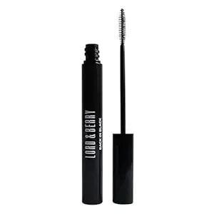 Lord & Berry Back In Black Liquid Lightweight Lash Mascara Black For Volume And Length, Long Lasting Moisture, Great For Short Lashes Eye Makeup, Cruelty Free, 0.27 Fl Oz, Deep Black