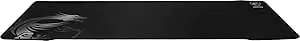 Msi Agility gd70 Premium Gaming Mouse Pad, Xxl Wide Extended Size, Smooth Silk Fabric, Anti-Slip Natural Rubber Base, 36” X 16” X 0.1”
