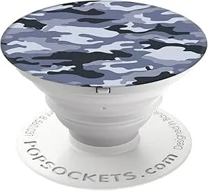 Popsockets: Collapsible Grip & Stand For Phones And Tablets - Gray Camo