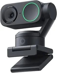 Insta360 Link 2 - PTZ 4K Webcam For PC/Mac, 1/2" Sensor, AI Tracking, HDR, AI Noise-Canceling Mic, Gesture Control For Streaming, Video Calls, Gaming, Works With Zoom, Teams, Twitch