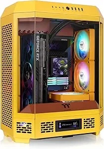 Thermaltake Tower 600 Mid Tower; 2x140mm Ct Fans Included; 420mm Radiator Support; 400mm Gpu Clearance; Hidden Connector Support; Rotatable Pcie Slots; Butter Caramel; Ca-1z1-00mmwn-00